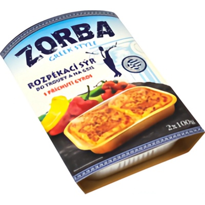 Zorba sýr řeckého typu k rozpékání do trouby 2x100 g gyros 200 g