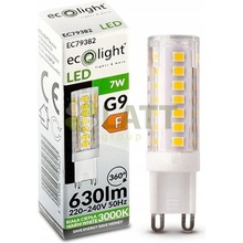 ECO LIGHT LED žárovka G9 7W studená bílá