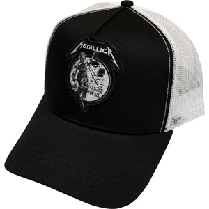 Metallica Justice Mono Шапка с козирка Black & White UNI (<![CDATA[METMBCAP15BW]]>)