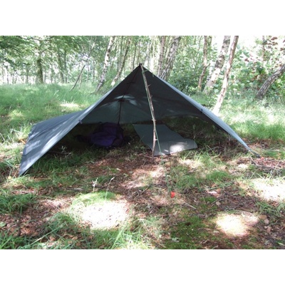 DD Hammocks Tarp 300 x 300 cm Oliva zelená – Zboží Mobilmania