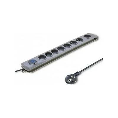 Qoltec Anti-surge bar QOLTEC Quick Switch 1.8M 8-SLOTS grey