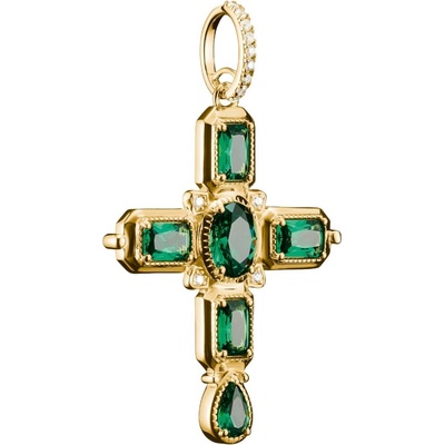 Thomas Sabo PE987 971 6 Cross Pendant Gold plated