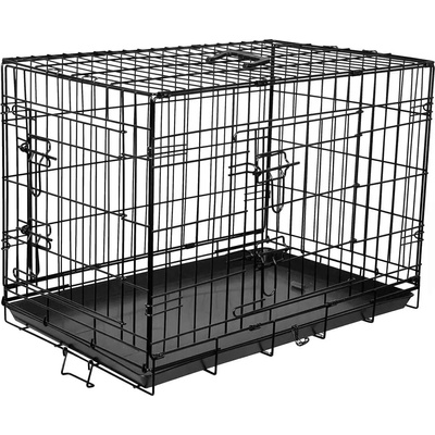 Flamingo Dog Cage XXL - Метална транспортна клетка за кучета с две врати, 120 x 76 x 82 см