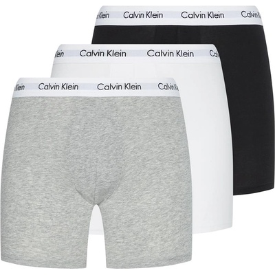 Calvin Klein Боксерки Calvin Klein CalvinKlein 3 Pack Boxer Briefs - Wht/Blk/Gry