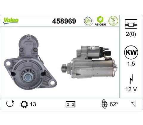Štartér VALEO 458969