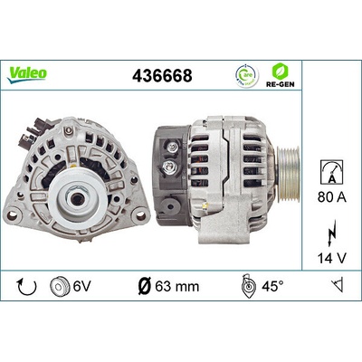 Alternátor VALEO 436668