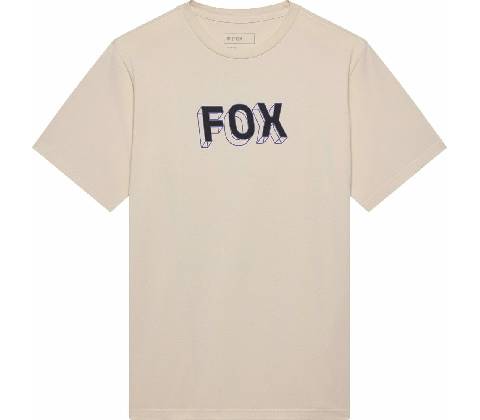 Fox Image print ss tee chalk