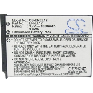 Cameron sino Батерия за апарат NIKON EN-EL12 Li-Ion 3.7V 1050mAh Cameron Sino (CS-ENEL12) - BestPC