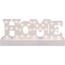 Popron Biely nápis Home s 28 teplými bielymi LED diódami