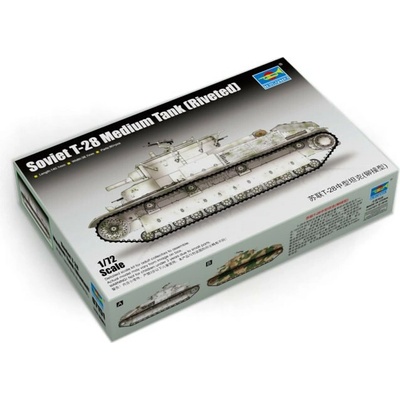 Trumpeter T-28 Medium Tank Riveted 1:72