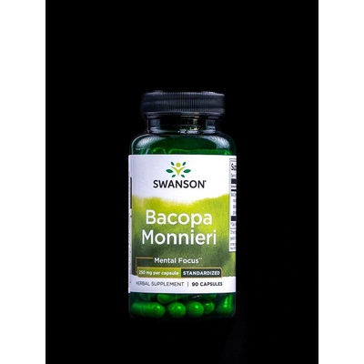 Swanson Bacopa Monniera BaCognize Extract 250 mg 90 kapslí
