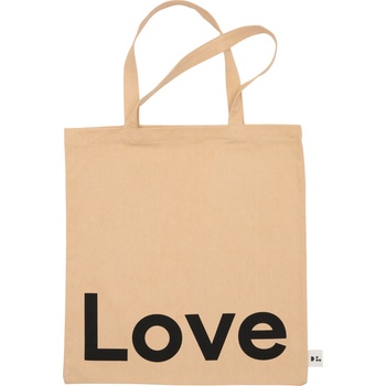 Design Letters Чанта за пазаруване Design Letters Love бежова (10503002WRMBEILOVE)