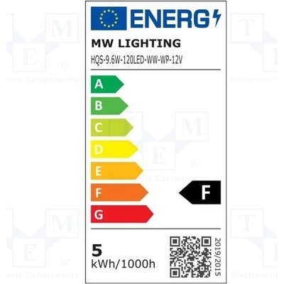 POS HQS-9.6W-120LED-WW-WP-12V-5M