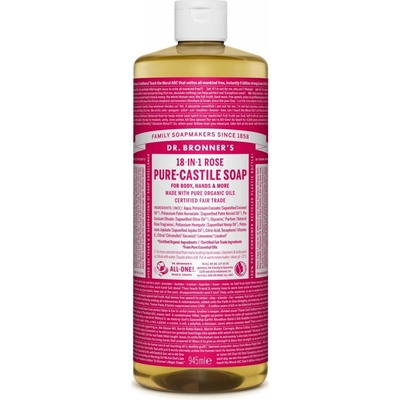 Dr. Bronner's All one tekuté universální mýdlo Rose 946 ml