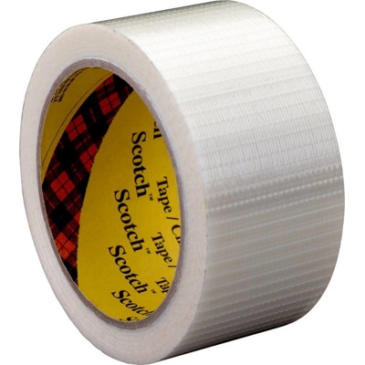 Scotch 587749 vláknitá lepicí páska 50 m x 38 mm transparentní