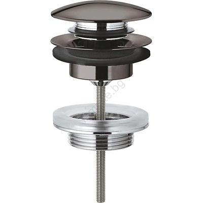 GROHE 65807a00 - Комплект за оттичане с тапа за умивалници с преливник, графит (gh0586)