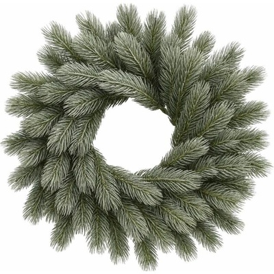 Veniec 3D zelený poprašený 35 cm