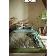 Pip Studio luxusní perkálové povlečení Alfombra zelené 140x200 70x90