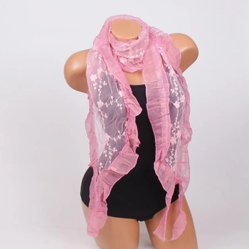 Image 1 of Розов ефирен шал