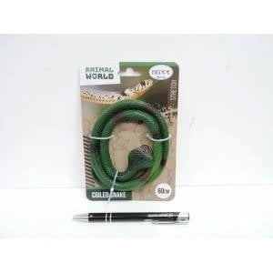 BEPPE Green rubber snake 60cm