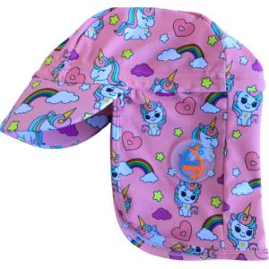 Swimaholic детска плажна шапка aquakiddo hat unicorn 1-3