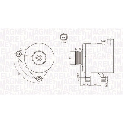 Generátor MAGNETI MARELLI 063731498010