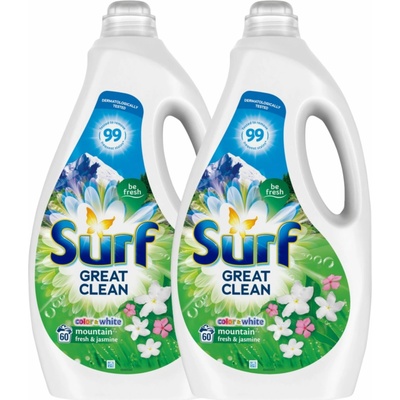 Surf Mountain Fresh & Jasmine gél 120 PD 2 x 3 l