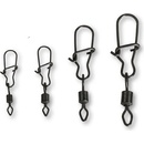 DAM Effzett Karabinka s Obratlíkom D-Lock Snap Swivels veľ.4 29 kg 10 ks