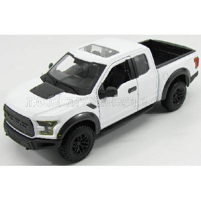 MAISTO FORD USA F-150 RAPTOR PICK-UP 2017 WHITE 1:24