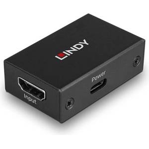 Lindy Повторител HDMI - HDMI, 8K60Hz, 10 m, черен 38391 (38391)