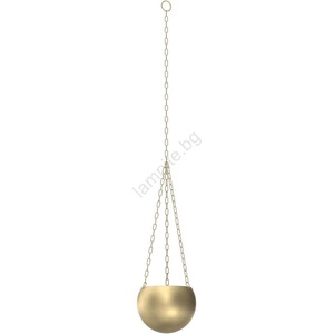 Luminex Висяща саксия 155x27 см златист (LU8105)