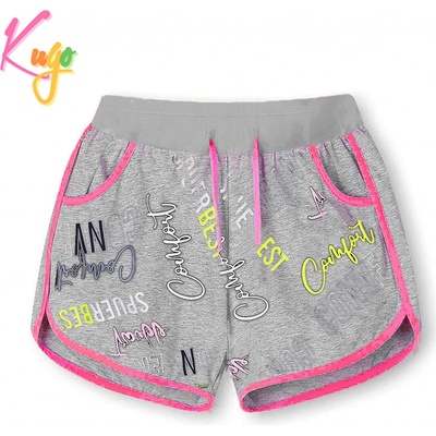 Kugo dívčí kraťasy FS6725 šedá