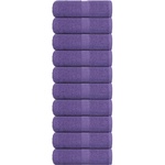 vidaXL Кърпи за гости FROGN 10 бр. лилави 30x50 см 360 г/м2 (136877)