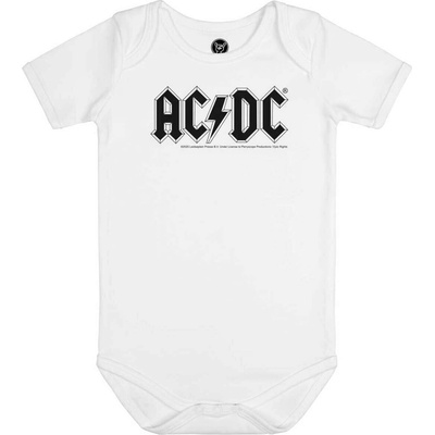 METAL-KIDS Бебешко боди AC/DC - Logo - White/Black - METAL-KIDS - 431.30. 7.8