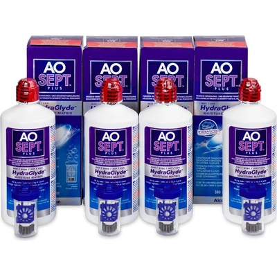 Alcon Aosept Plus Hydraglyde 4 x 360 ml