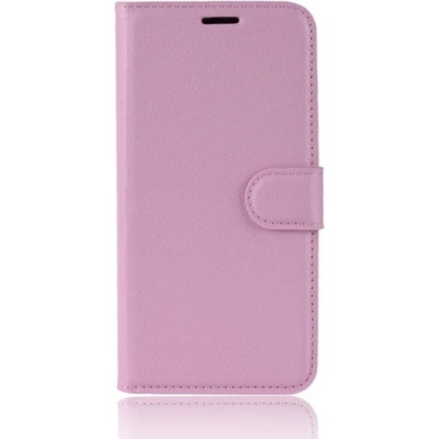 Pouzdro JustKing flipové s texturou kůže Honor 10 Lite / Huawei P Smart 2019 - růžové – Zbozi.Blesk.cz