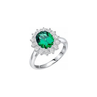 Diamonfire Strieborný prsteň R3939