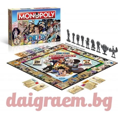Winning Moves Настолна игра Монополи One Piece, Monopoly One Piece (WM36948)