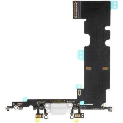 AppleKing nabíjecí a audio flex konektor pro iPhone 8 Plus - bílý
