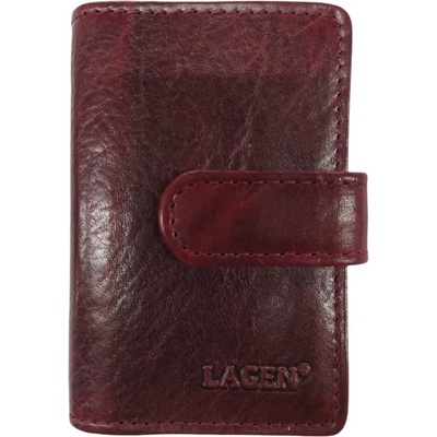 Lagen vizitkář kožený vínový 1481/T W.RED – Zboží Živě