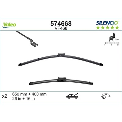 Valeo Silencio X-TRM 650+400 mm VA 574668