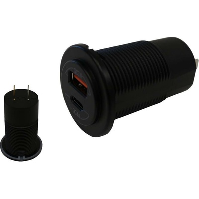 TurboWorkS Zásuvka 12/20 V USB, USB-C, QC 3.0, QC 4.0 PP-WL-207