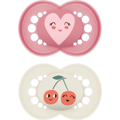 MAM Original 6+ months биберон Pink/ Beige 2 бр