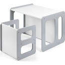 Milly Mally Stella 3v1 stůl a židle Grey