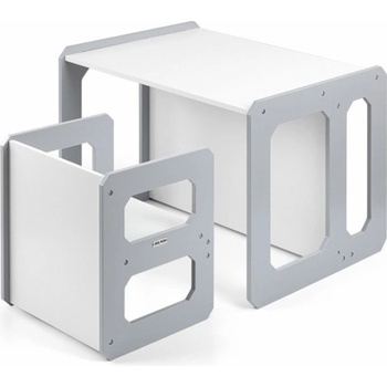 Milly Mally Stella 3v1 stůl a židle Grey