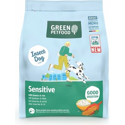 Green Petfood Sensitive Insects & Rice 900 g