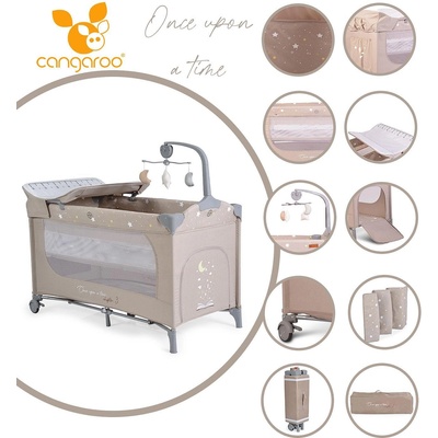 Cangaroo Детска кошара Once upon a time 3 бежов (108444)