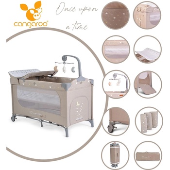 Cangaroo Детска кошара Once upon a time 3 бежов (108444)