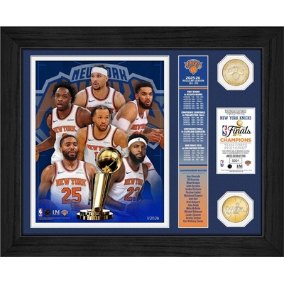 Obraz New York Knicks NBA 2026 Champions Banner Bronze Coins
