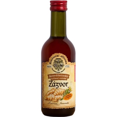 Kláštorná officína Bylinkový sirup zázvor 250 ml